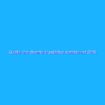 Quello che diventa di pubblico dominio nel 2016