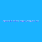 Agenzie di pr on line e blogger: uno sguardo etico
