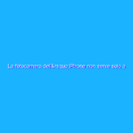 La fotocamera dell’iPhone non serve solo a creare memorie