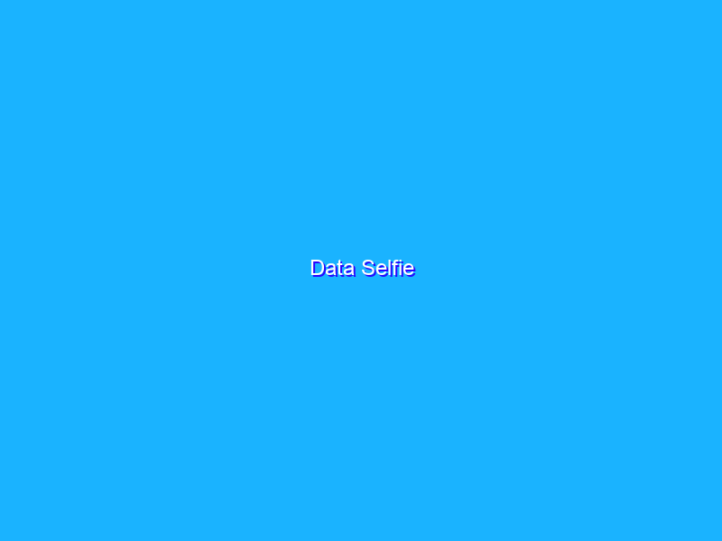 Data Selfie