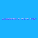 MSI GS65 Stealth 8SF: ora con GeForce RTX 2070 Max-Q