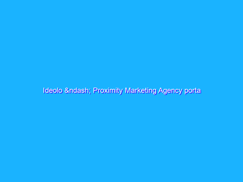 Ideolo – Proximity Marketing Agency porta Salmoiraghi & Viganò su Foursquare
