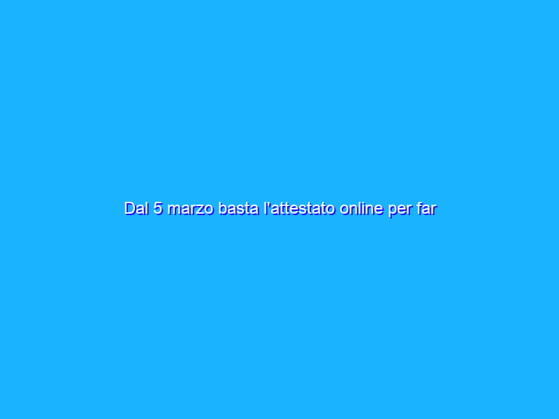 Dal 5 marzo basta l'attestato online per far volare i droni in operazioni non critiche