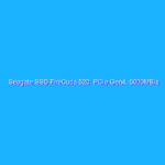 Seagate SSD FireCuda 520: PCIe Gen4, 5000MB/s (chiedendosi se c’è un senso) Seagate SSD FireCuda 520: PCIe Gen4, 5000MB/s (chiedendosi se c’è un senso)