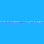 Puntata del Disinformatico RSI del 2021/02/19: è la numero 666 Puntata del Disinformatico RSI del 2021/02/19: è la numero 666