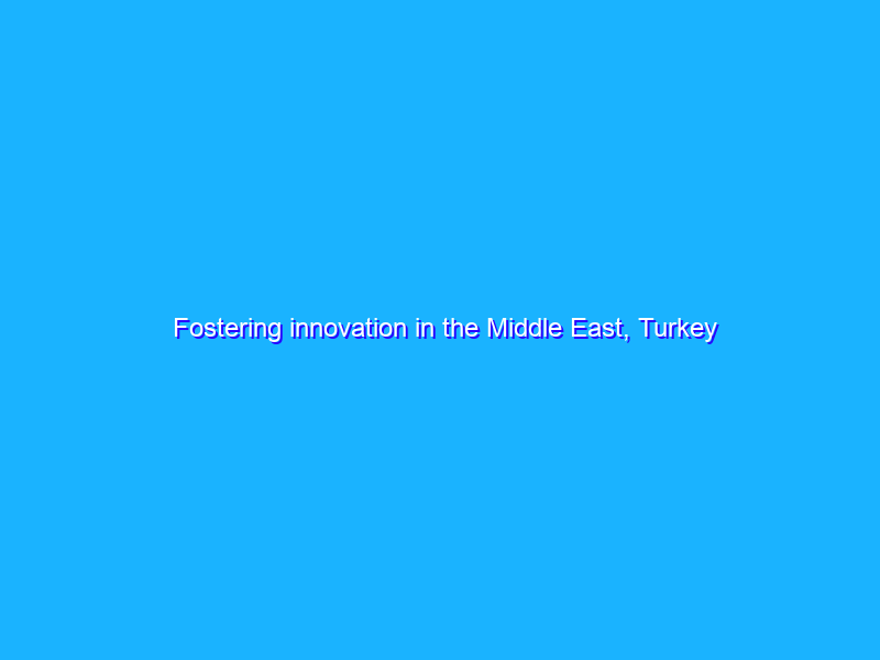 Fostering innovation in the Middle East, Turkey and Africa