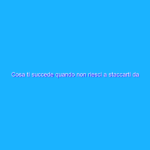 Cosa ti succede quando non riesci a staccarti da Facebook