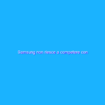 Samsung non riesce a competere con l&#8217;iPhone