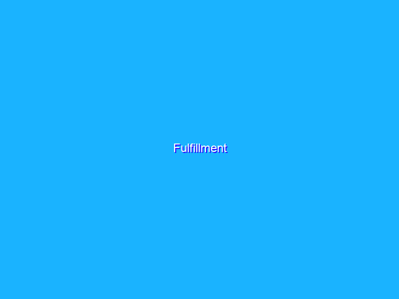 Fulfillment