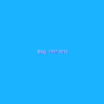 Blog, 1997-2013