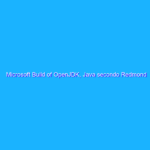 Microsoft Build of OpenJDK, Java secondo Redmond Microsoft Build of OpenJDK, Java secondo Redmond