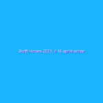 Swift Heroes 2021: il 16 aprile online