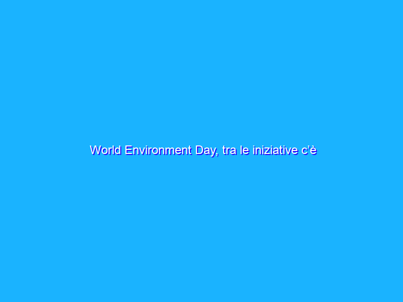 World Environment Day, tra le iniziative c’è il Green Game Jam