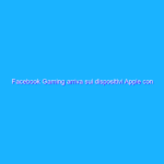 Facebook Gaming arriva sui dispositivi Apple con una web app