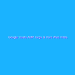 Google: basta AMP, largo ai Core Web Vitals Google: basta AMP, largo ai Core Web Vitals