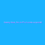 Gaming Week, fino al 47% di sconto sui prodotti Razer Gaming Week, fino al 47% di sconto sui prodotti Razer