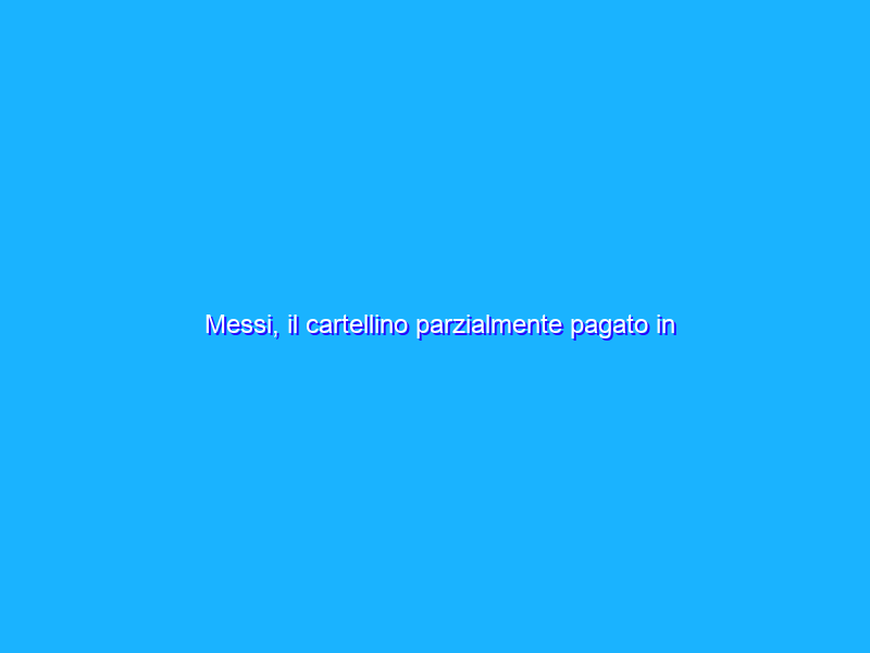 Messi, il cartellino parzialmente pagato in criptovalute dal PSG