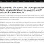 Apple: non fissate l’iPhone alle moto