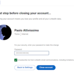 Comunicazione di servizio: se mi vedete su LinkedIn, non sono io. Ho chiuso l’account