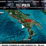 Antibufala: Piazzapulita (La7) e l’auto elettrica. 52 ore per fare Roma-Reggio?
