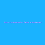 Account professionali su Twitter, vi funzionano? Account professionali su Twitter, vi funzionano?