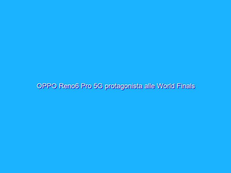 OPPO Reno6 Pro 5G protagonista alle World Finals del Lamborghini Super Trofeo
