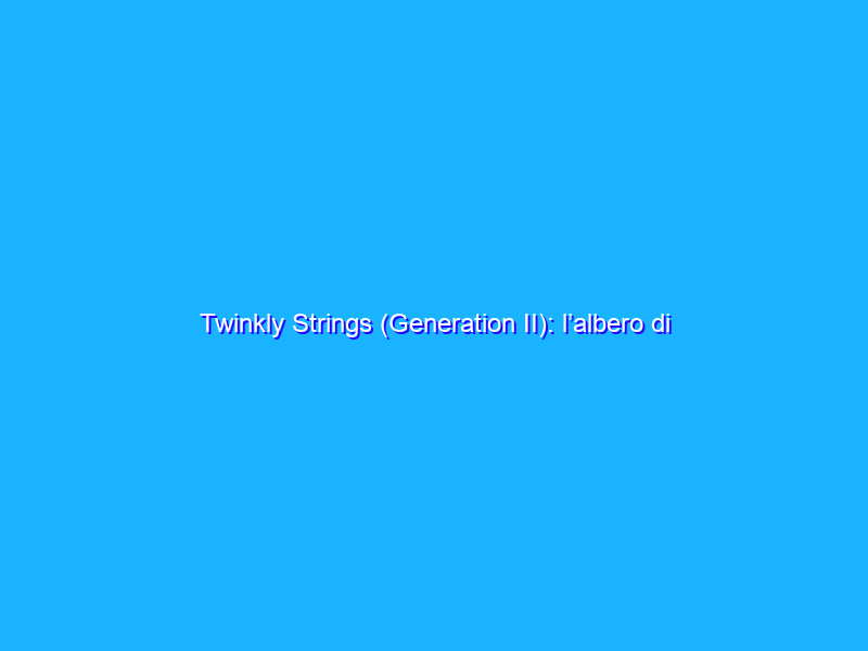 Twinkly Strings (Generation II): l’albero di Natale diventa smart