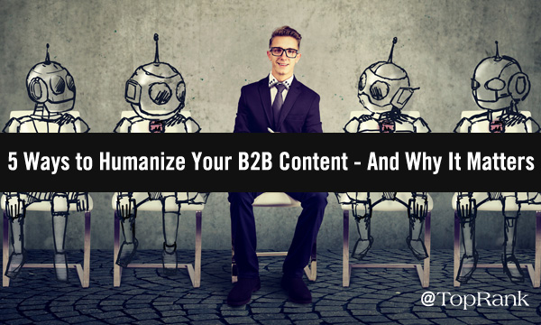 Smiling business man sitting with four robots image.