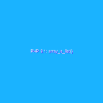 PHP 8.1: array_is_list()