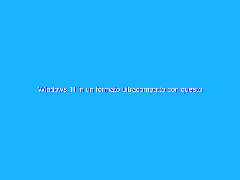 Windows 11 in un formato ultracompatto con questo Mini PC