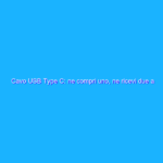 Cavo USB Type C: ne compri uno, ne ricevi due a PREZZO bomba