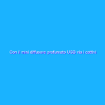 Con il mini diffusore profumato USB via i cattivi odori dall’auto