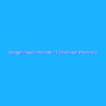 Google rilascia Android 13 Developer Preview 2