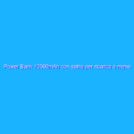 Power Bank 10000mAh con spina per ricarica a meno di 22€ Power Bank 10000mAh con spina per ricarica a meno di 22€