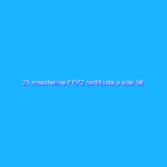 25 mascherine FFP2 certificate a sole 5€: PREZZO FOLLE Amazon