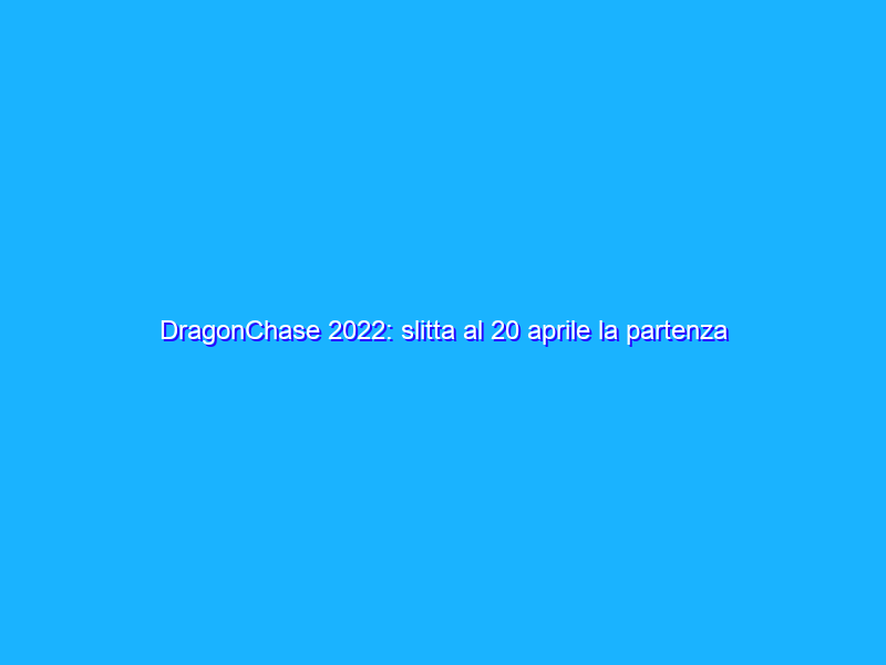 DragonChase 2022: slitta al 20 aprile la partenza della Crew-4; conferenza stampa dell’equipaggio