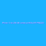 iPhone 13 da 256 GB (verde) al MIGLIOR PREZZO (-140€)