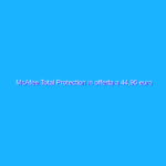 McAfee Total Protection in offerta a 44,95 euro