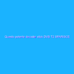 Questo potente decoder stick DVB T2 SPARISCE dietro la TV (27€)