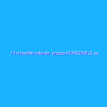 10 chiavette colorate, prezzo INCREDIBILE su Amazon