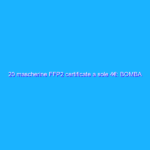 20 mascherine FFP2 certificate a sole 4€: BOMBA Amazon