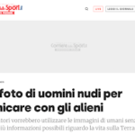 Antibufala: la NASA vuole mandare nello spazio foto di nudi per comunicare con gli alieni