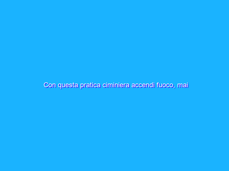Con questa pratica ciminiera accendi fuoco, mai più problemi col barbecue
