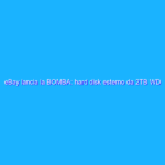 eBay lancia la BOMBA: hard disk esterno da 2TB WD a 52€