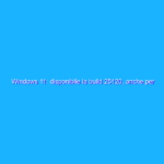 Windows 11: disponibile la build 25120, anche per ARM64
