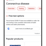 Supporting evolving COVID information needs