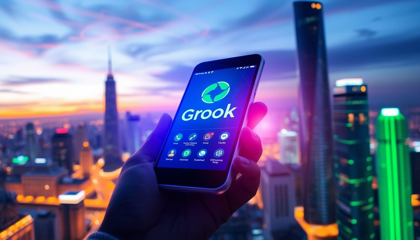 Grok, l'assistente virtuale di Elon Musk, lancia la sua app mobile innovativa