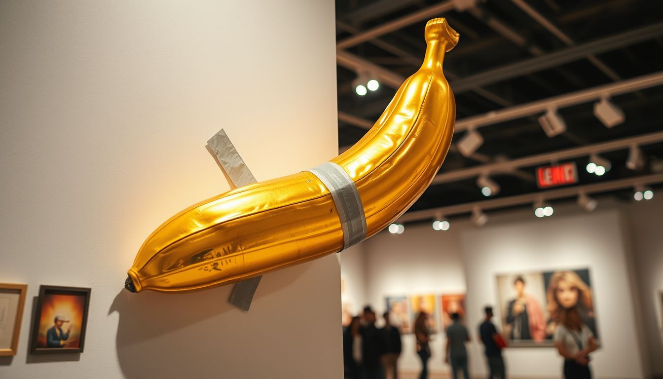 Justin Sun acquista l'opera d'arte della banana da 6,2 milioni a Hong Kong