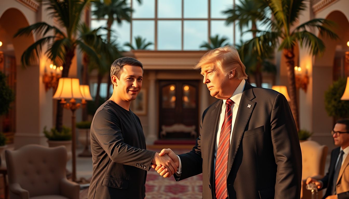 Zuckerberg incontra Trump: un passo verso la riconciliazione tra Meta e USA