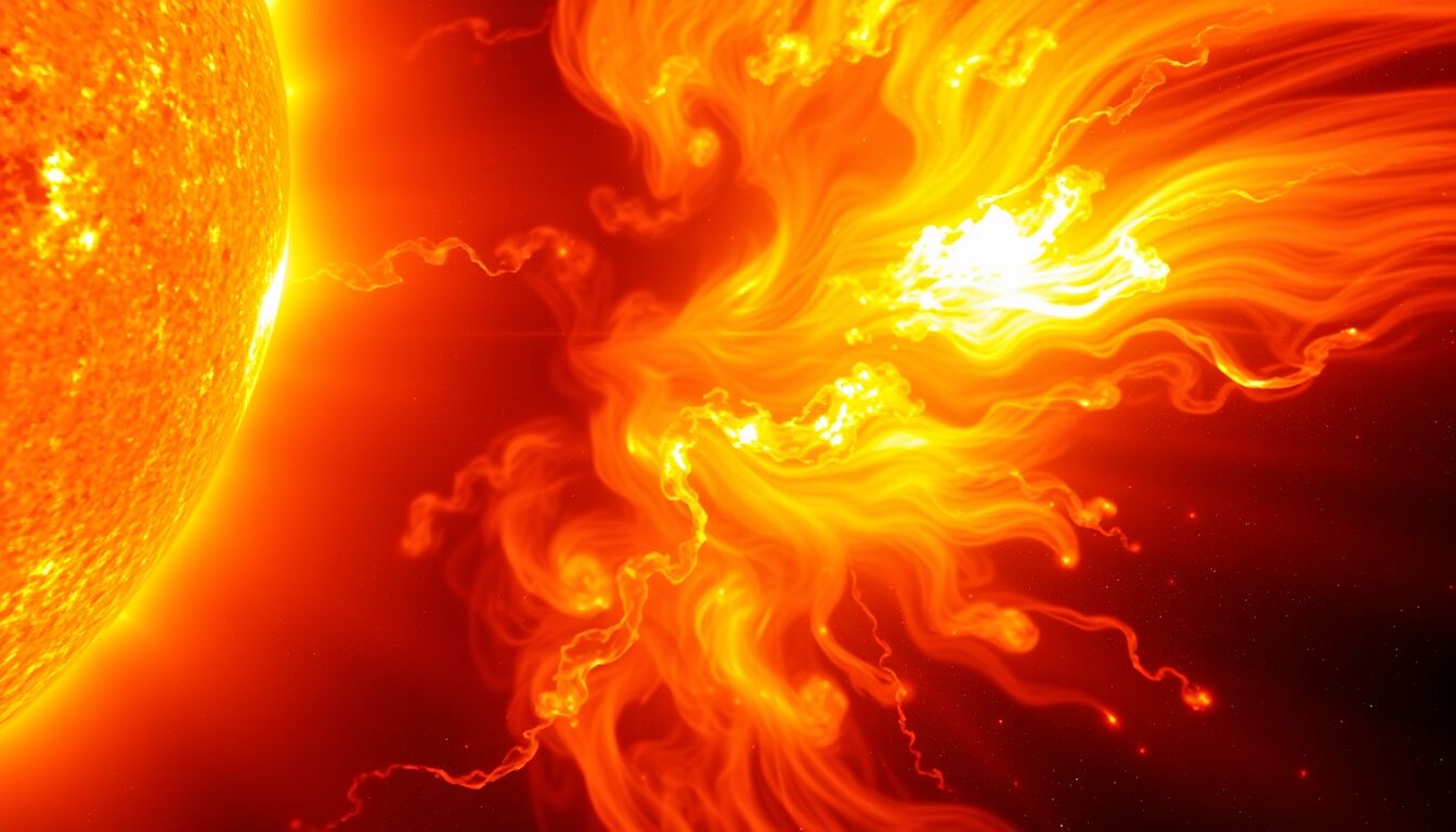 Eruzione solare di classe X1.1 saluta il Sole con spettacolo straordinario